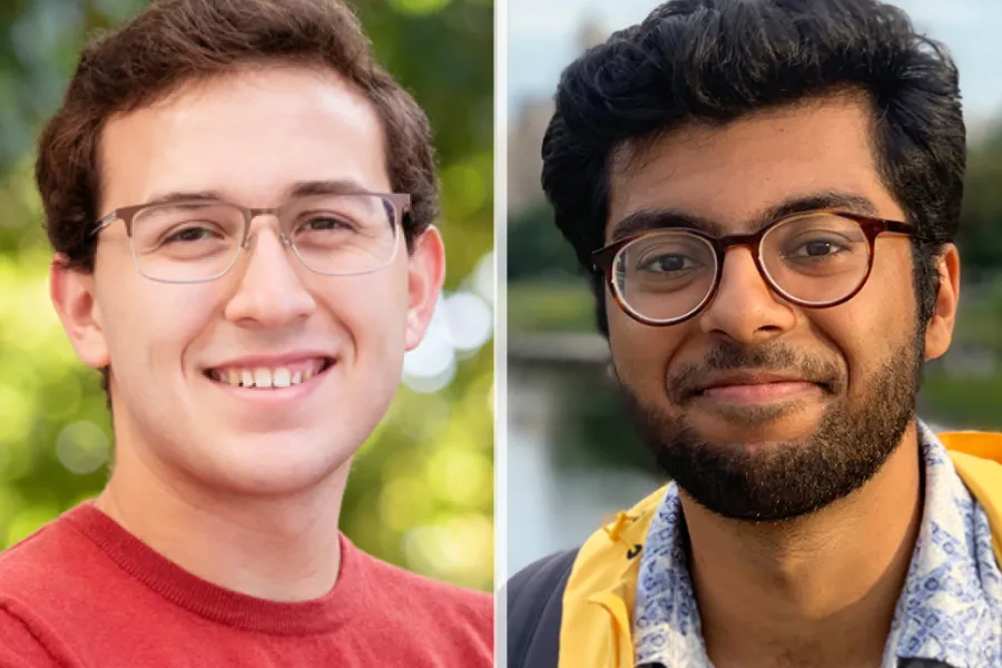 left to right: Benjamin David, Faisal Masood  