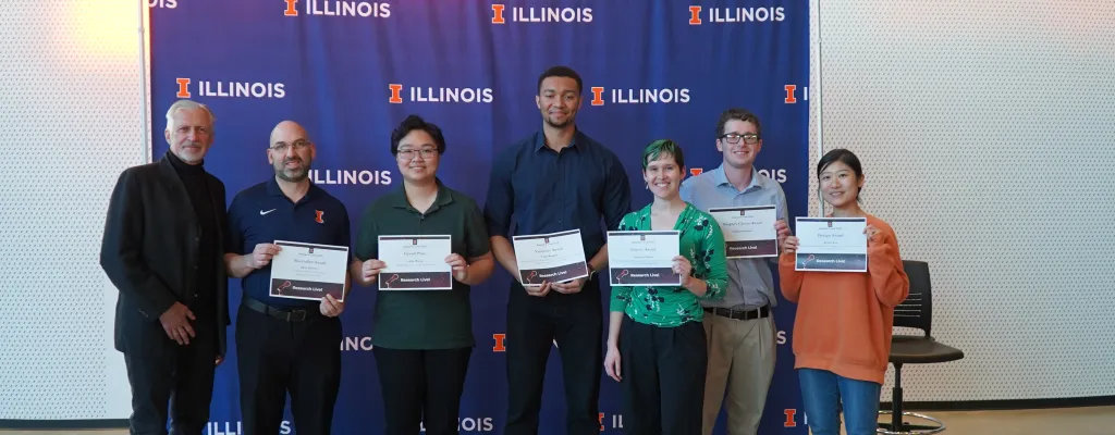 Research Live! winners with Dean Chodzko-Zajko