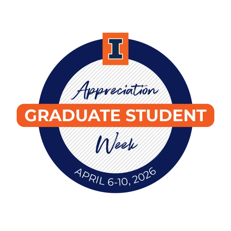 badge with date for graduate student appreciation week 2026