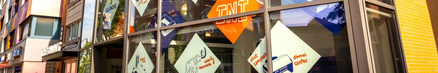 Front windows of Graduate College